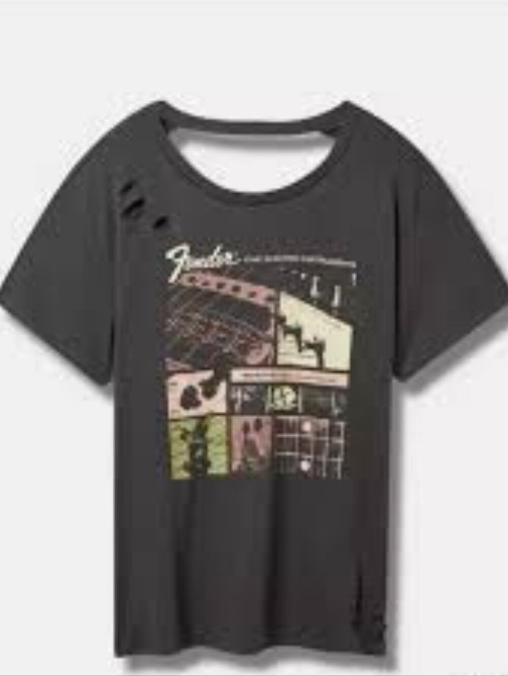 Torrid - Distressed Fender Shirt